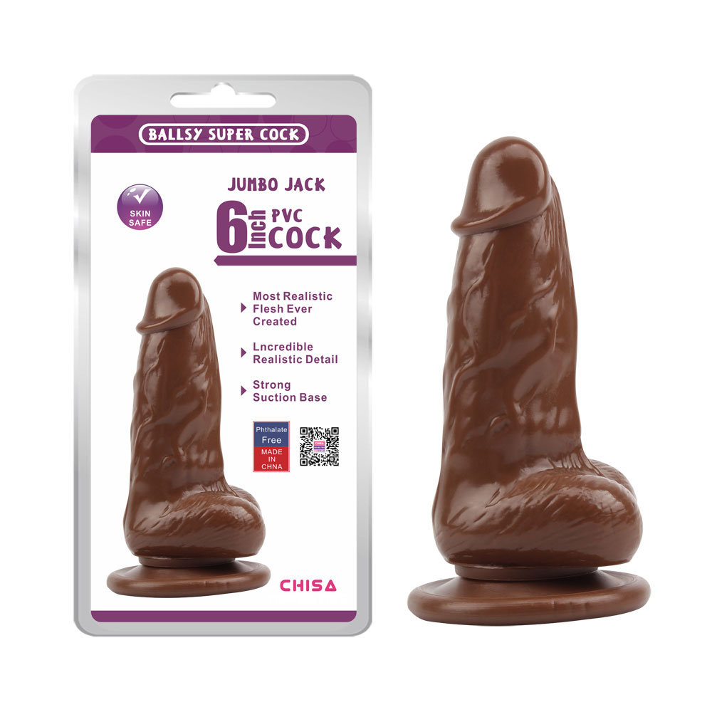 JUMBO JACK 6 Dildo - Coklat